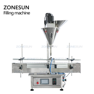 ZONESUN Full Automatic <b>Bottle</b> Auger Pepper Powder Coffee Acrylic Milk Powder Filler Dry <b>Protein</b> Powder Filling Machine - Product Image 6