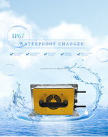 Chargeur rapide intelligent étanche IP67, entrée CA 100V à 240V, sortie CC 60V pour batterie lithium-ion pour vélo électrique