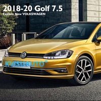 Luces de Circulación Diurna en Forma de U Fáciles de Modificar CQL, Faros Delanteros Bi-LED con Proyector Láser G5 y DRL LED para Golf 7.5 18-22