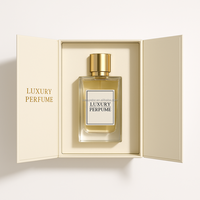 Boîte à parfum personnalisée de haute qualité, emballage en carton, cosmétiques, bijoux, boîte cadeau, double porte, fermeture magnétique, boîte à parfum