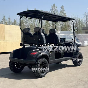 Voiturette de golf électrique 4 places avec boîte de rangement, véhicule utilitaire pour parcours de golf, parc, campus et zone industrielle - Product Image 4