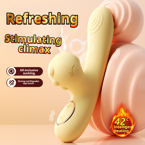 Vibrateur Lapin Chauffant au Design Adorable, Température Constante, Succion Clitoridienne, Jouet Sexuel Féminin, Produit Adulte, Jouet d'Auto-Plaisir - Product Image 2