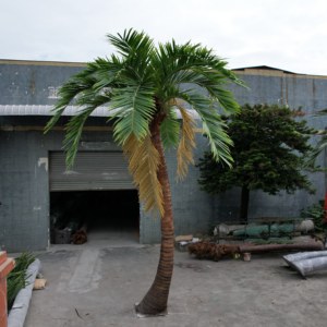 Palmiers artificiels <span class=keywords><strong>en</strong></span> fibre de verre de haute qualité sur mesure de 20 pieds, palmiers tropicaux artificiels pour une utilisation <span class=keywords><strong>en</strong></span> piscine extérieure - Product Image 1