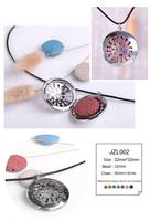 Collier à pendentif en pierre de lave, accessoire d'huiles essentielles, diffuseur d'aromathérapie, parfum, vente en gros, haute qualité