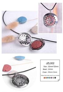 Bán Buôn Cage Pendant Lava Đá Trang Sức Tinh Dầu Hương Liệu Khuếch Tán Hương Thơm Vòng Cổ Nước Hoa - Product Image 3
