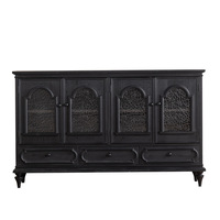 Buffet mural en bois massif de style américain, fabriqué en Chine, pour petits appartements, entrée, console, hall d'entrée, salon