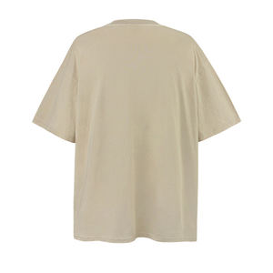 High Quality Oversized <b>Crop</b> Boxy <b>Fit</b> Tshirt Men's 100% Cotton Drop Shoulder Streetwear Luxury Custom logo Plain <b>t</b> <b>Shirt</b> for Men - Product Image 3