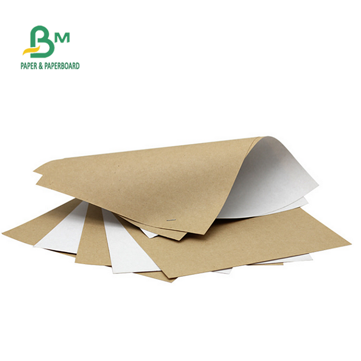 White Top Kraft Liner Board Paper Recycled Pulp Material 120gsm 170gsm 200gsm