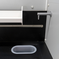 Hotte de laboratoire en acier sur mesure pour l'extraction des gaz chimiques, équipement de hotte à gaz résistant aux acides