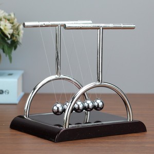 Newton's Cradle Energy <b>Conservation</b> Ball Home Office Decorative Craft Small Billiards Round Geometric Shape Movable Ornament - Product Image 4