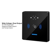 Lecteur de cartes de contrôle d'accès PORTEVIX RS485 RJ45 en gros, étanche IPX7, scanner de codes QR WIFI, protocole ISO1443A/B, carte d'identification de porte