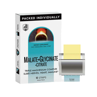 Bandelettes de glycinate de magnésium à dissolution rapide et portable pour le sommeil et le soulagement du stress – Fabrication OEM, vente en gros, dissolution instantanée