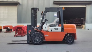Carretilla elevadora diésel HSLLIFT EPA de 4 toneladas, motor Euro 5, neumático sólido todoterreno de combustión interna LPGXINCHAI 490 japonés - Product Image 4