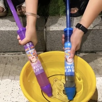 Jouet canon à eau d'été pour enfants, pistolet à eau extractible pour jeux de plage et combats aquatiques, jouets feux d'artifice