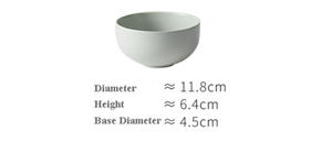 Bol en céramique bleu <span class=keywords><strong>gris</strong></span> mat minimaliste moderne, style nordique, pour céréales, soupe, salade, pour la maison, l'hôtel, le restaurant - Product Image 6
