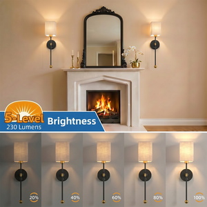 Wireless Decorative Wall <b>Sconce</b>, Long Strip Rechargeable Wall Lamp <b>Light</b> with Remote Control & Detachable Built-in Battery - Product Image 4