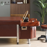 Chaise de lavage de cheveux en acier inoxydable pour salon de spa thaïlandais, avec circulation d'eau, massage électrique pour pédicure, multifonction, moderne