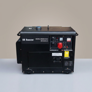 เครื่องกำเนิดไฟฟ้าดีเซล SS SAMSON 10KW แบบเงียบ 240V สตาร์ทไฟฟ้า 50Hz เครื่องกำเนิดไฟฟ้าดีเซลแบบเงียบ 10KW เฟสเดียว - Product Image 1