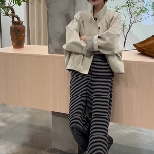 Regular Ultra-flattering Stand-collar <strong>Trench</strong> <strong>Coat</strong> <strong>Women</strong>; Spring/autumn 2026 New Arrivalloose Casual Jacket Polyester Fleece - Product Image 4