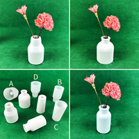 DM539 Pot de fleur de plante de ciment en béton résine époxy moule en silicone porte-stylo boîte de rangement moule de Pot pour résine