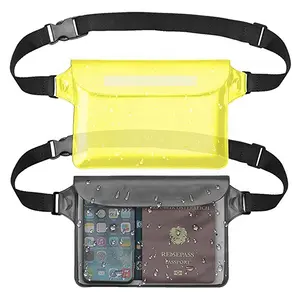 Funda IPX8 con diseño de correa de cintura ajustable, funda Universal impermeable para teléfono, para playa, kayak, Viajes