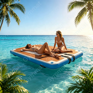 Plataforma Flotante Modular <span class=keywords><strong>para</strong></span> Negocios <span class=keywords><strong>de</strong></span> Alquiler, Plataforma <span class=keywords><strong>de</strong></span> Natación, Plataforma Flotante Inflable, Isla Flotante <span class=keywords><strong>para</strong></span> Diversión Acuática Familiar - Product Image 2