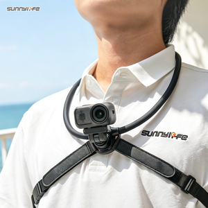 Support de cou magnétique léger Sunnylife pour vidéo POV mains libres, support de selfie réglable avec <span class=keywords><strong>sangle</strong></span> pour Osmo Nano/<span class=keywords><strong>Action</strong></span> 6 - Product Image 1