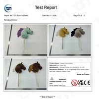 Personnalisation OEM, tête de cheval invisible, détachable, super douce, rembourrage en coton PP, hobby, best-seller en Europe, États-Unis, ODM