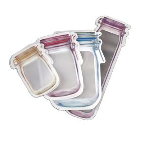 Gran oferta, bolsa de plástico con cremallera autoportante con logotipo personalizado reutilizable para alimentos, especias, dulces, pan y galletas, embalaje para almacenamiento - Product Image 6