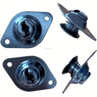 Nouveaux boutons Foracing en acier Dzus 5/16'' .550'' Reach noirs auto-éjectables pour fixations de carrosserie de voiture de course Sprint
