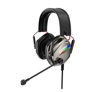 Unit Speaker HiFi 50MM Baru, Headset Gaming Stereo 7.1 Saluran Profesional Warna-warni Pengurangan Kebisingan
