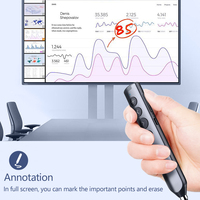 Produits Tendances 2026 Nouveautés Norwii N10s Pro Présentateurs Sans Fil avec Stylet Laser Rouge Portée 100m Aluminium