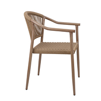 Ensemble de salle à manger de luxe pour banquets, tables et chaises d'hôtellerie, pour restaurants, événements en plein air et en intérieur, chaises en rotin tressé pour cafés