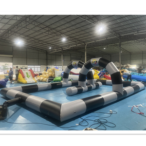 Pista de Autos de Choque Inflable de PVC Grueso para Parque de Atracciones, Pistas de Carreras para Niños, Juego al Aire Libre - Product Image 3
