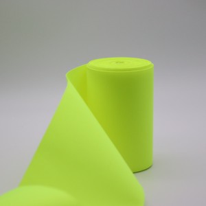 شريط نسيج عالي الوضوح مقاوم للتآكل بلون أصفر فسفوري - Product Image 1