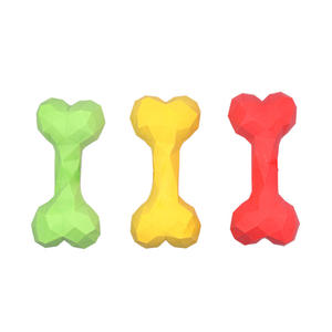 Yeni <span class=keywords><strong>Trendy</strong></span> Pet TPR geometrik prizmatik katı kemik oyuncaklar diş çıkarma Bite dayanıklı eğitim interaktif köpek oyuncaklar - Product Image 2