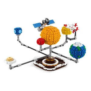 3 in or 4 in 1 Stem toys DIY 1506PCS Cosmic solar system Building Blocks Set Space series