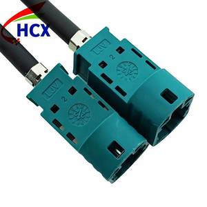 Заводская цена, Автомобильный Кабель Fakra <span class=keywords><strong>HSD</strong></span> 4P Мужской зеленый на 4pin женский синий RGB 2OAWG Wirie жгут для автомобильной системы с сенсорным экраном - Product Image 1