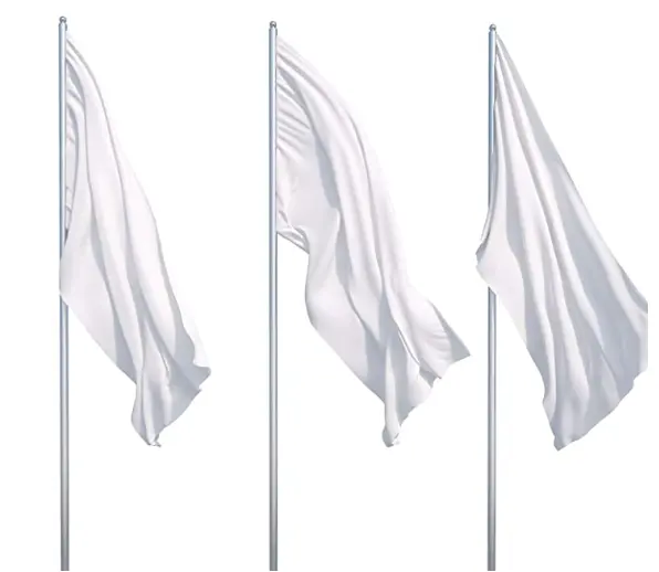 LINKO 3X5ฟุตสีขาวธงธรรมดาสีขาวธงโพลีเอสเตอร์Double Stitchedเปล่าธงแบนเนอร์GrommetsสำหรับDIY
