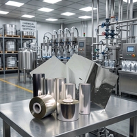 Film en rouleau de feuille d'aluminium souple multicouche coextrudée haute résistance, polyvalent pour l'emballage industriel chimique
