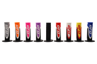 Poignées de guidon de moto cylindriques en caoutchouc multicolores UFO, antidérapantes, durables et confortables, accessoires de 22 à 24 mm