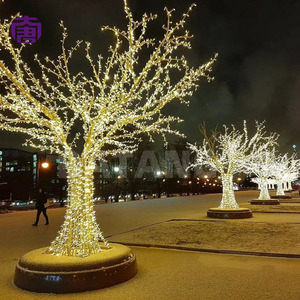 Arbre en cristal LED lumineux décoratif pour aménagement paysager et exposition extérieure lors de festivals, avec une lueur ambiante étincelante - Product Image 3