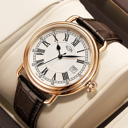 Luxury Best Quality Stainless Steel Watch Black Japan Movement Quartz Wrist Watch for Men