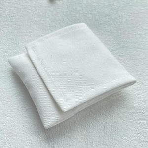 Pochette promotionnelle en coton recyclé avec rabat, petit sac cadeau en coton pour bijoux, pochette personnalisée en toile de mousseline biologique - Product Image 4