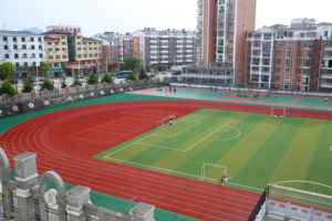 INOLP Suelo deportivo de secado rápido Pista de correr permeable al aire para climas lluviosos y húmedos Pista de prevención de inundaciones - Product Image 3