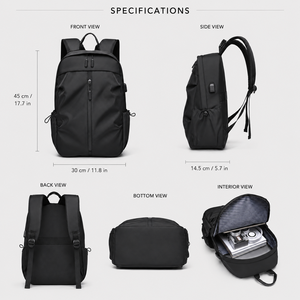 Custom Logo <strong>Backpack</strong> Factory 17.3 Inch Laptop Bag <strong>Waterproof</strong> Business <strong>Backpacks</strong> Premium Sports Travel School Bag USB Nylon <strong>Mens</strong> - Product Image 4