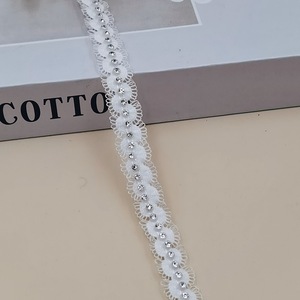 JFL073 Perceuse en résine de dentelle élastique Petite dentelle parfumée Couvre-chef de mariage Collier Bandeau décoré Rouleau de <span class=keywords><strong>robe</strong></span> <span class=keywords><strong>noire</strong></span> pour femme - Product Image 2