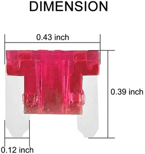 Cầu Chì Lưỡi Ô Tô Mini Cấu Hình Thấp-Xe Tải LP-Bộ Cầu Chì Mini (2 3 5 7.5 10 15 20 25 30 35 AMP) Với Công Cụ Kéo, Thuyền Ô Tô - Product Image 5