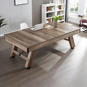 Table de billard 2-en-1 intérieure/extérieure de 8 pieds avec table de <span class=keywords><strong>ping</strong></span>-<span class=keywords><strong>pong</strong></span> et kit d'accessoires de balles offert - Product Image 3