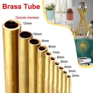 Messing Buizen Diameter <span class=keywords><strong>2</strong></span>/<span class=keywords><strong>3</strong></span>/4/5/6/7/8/9/10/15Mm Lengte 300Mm Lang 0.5Mm Muur Messing Pijp Messing Buis Modelbouw Staaf Snijgereedschap - Product Image 2